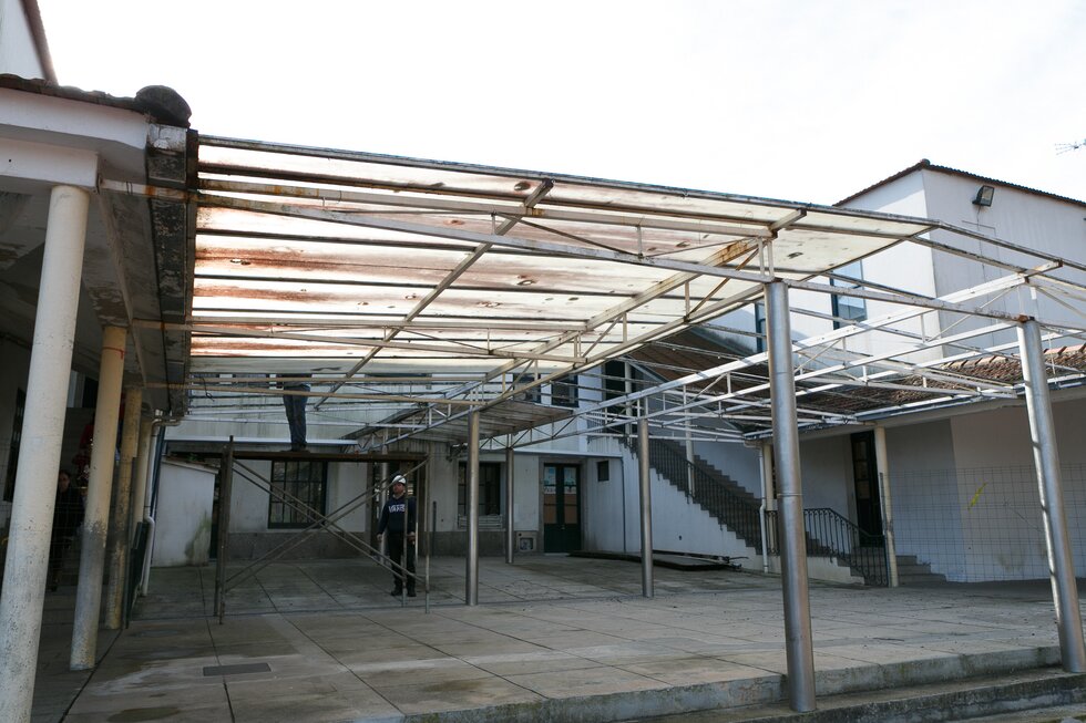 Obras de Requalifica&ccedil;&atilde;o na Escola de Palmeira