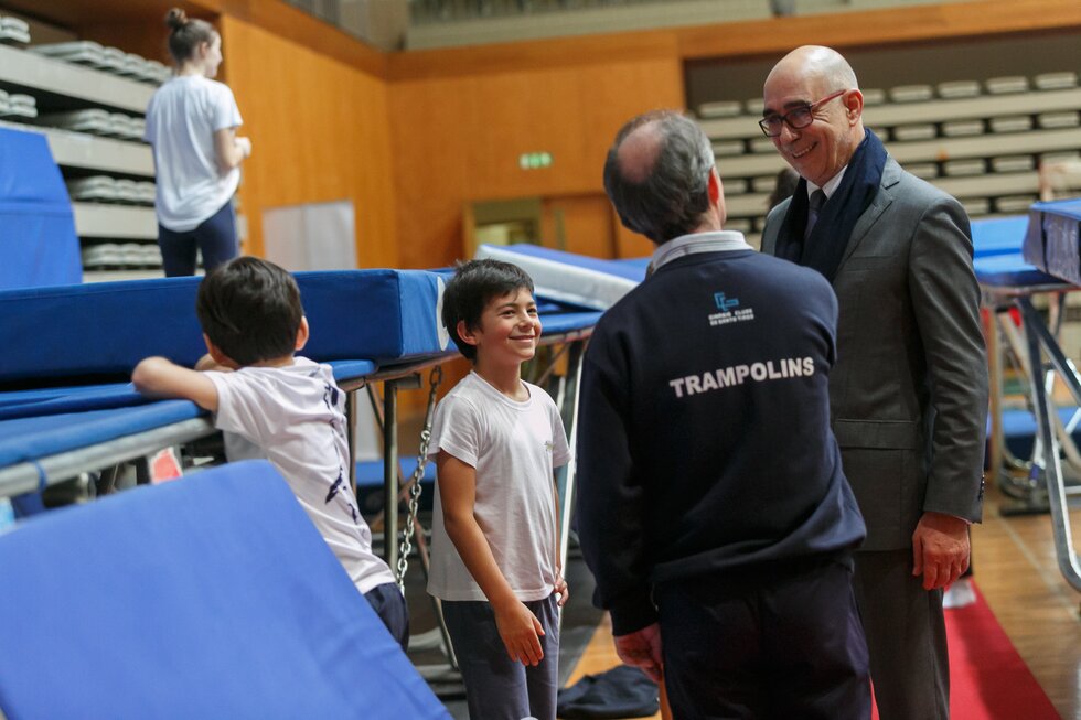 Trampolins Gin&aacute;sio Clube de Santo Tirso