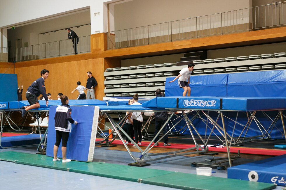 Trampolins Gin&aacute;sio Clube de Santo Tirso