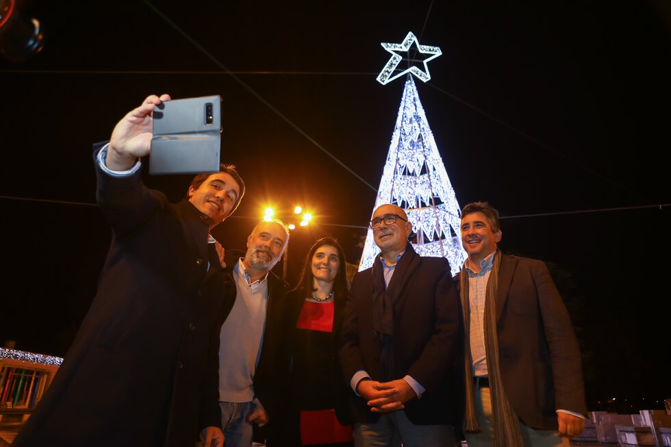 Inaugura&ccedil;&atilde;o da ilumina&ccedil;&atilde;o de Natal