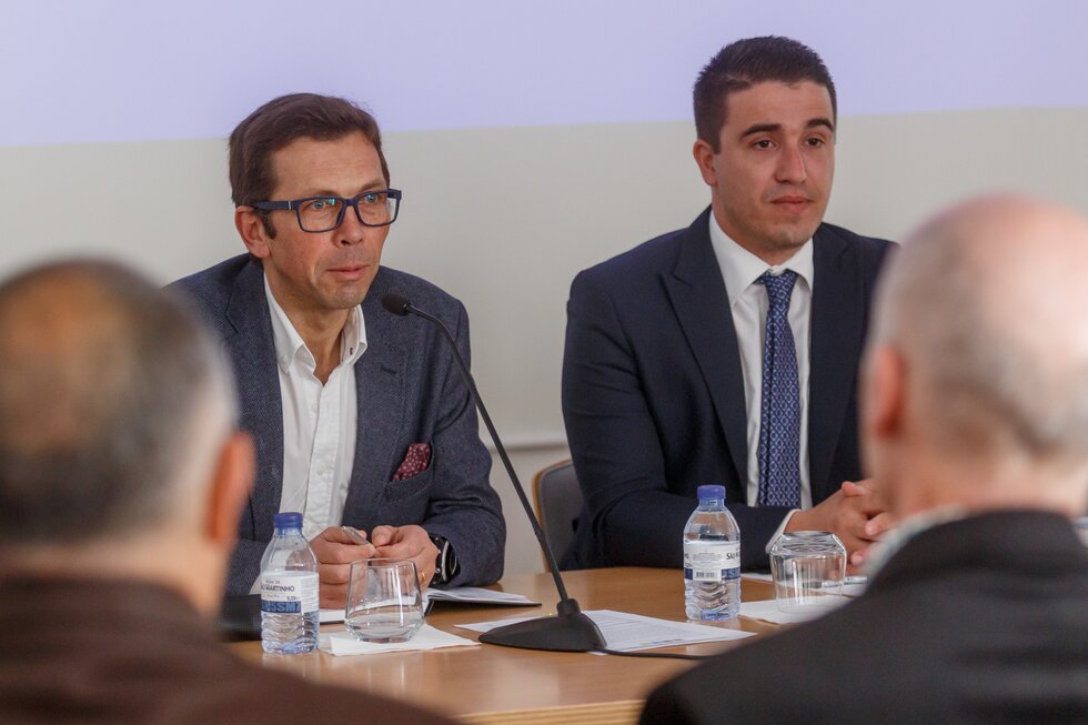 Diretor regional de Cultura do Norte, Ant&oacute;nio Ponte e Vereador da Cultura, Tiago Ara&uacute;jo