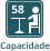 capacidade 58